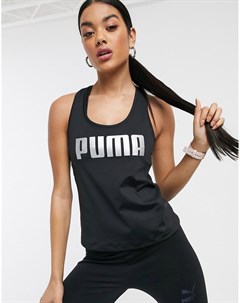 Черная майка с логотипом Puma