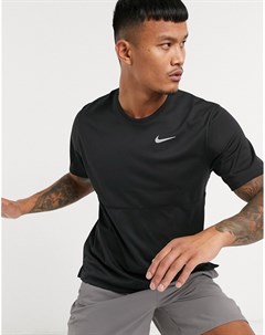 Черная футболка Breathe Nike running