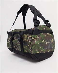 Маленькая сумка дафл вместимостью 31 л с камуфляжным принтом Base Camp The north face