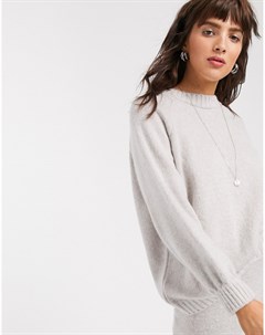 Кремовый oversized свитер от комплекта Asos design