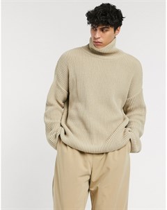 Бежевый свитер Asos design