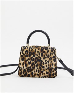 Миниатюрная сумка через плечо с леопардовым принтом Casey Who what wear