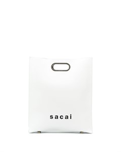 Сумка шопер с логотипом Sacai