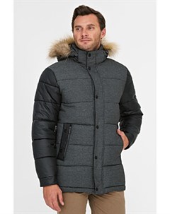 Короткая утепленная куртка с отделкой мехом енота Urban fashion for men