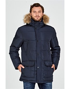 Утепленная куртка с отделкой мехом енота Jorg weber