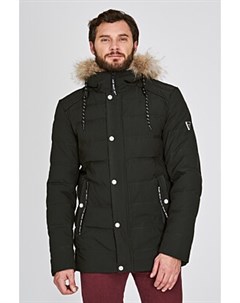 Утепленная куртка с отделкой мехом енота Urban fashion for men
