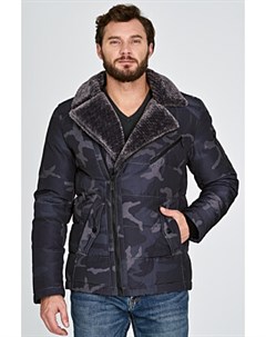 Утепленная куртка с отделкой меховой тканью Urban fashion for men