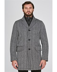 Утепленное пальто с отделкой меховой тканью S.oliver