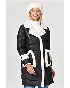 Утепленная куртка с отделкой овечьей шерстью Virtuale fur collection