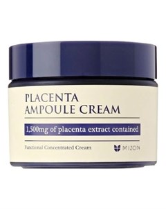 Крем Placenta Ampoule Cream Антивозрастной Плацентарный для Лица 50 мл Mizon