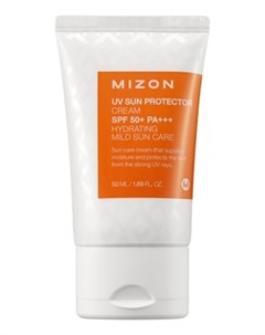 Крем UV Sun Protector Cream SPF 50 PA Солнцезащитный для Лица с Бета Глюканом 50 мл Mizon