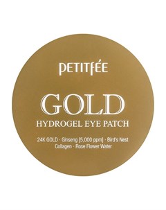 Патчи Gold Hydrogel Eye Patch Гидрогелевые для Области вокруг Глаз с Золотом 60 шт Petitfee