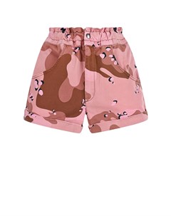 Розовые камуфляжные шорты Forte dei marmi couture