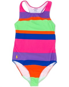 Слитный купальник в полоску Ralph lauren kids