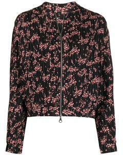 Плиссированная куртка с цветочным принтом Markus lupfer