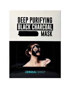 Маска для лица Deep Purifying Black Charcoal Dermal
