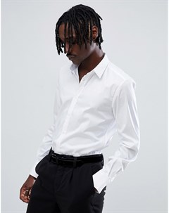 Белая строгая рубашка с длинными рукавами Antony morato