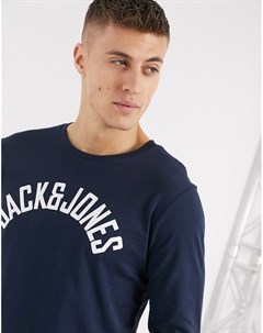 Лонгслив с логотипом на груди Jack & jones