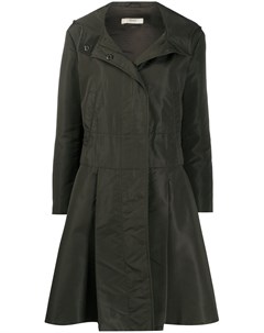 Расклешенное пальто с капюшоном Prada pre-owned