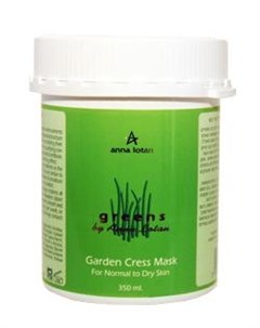 Маска Greens Garden Cress Anti Stress Mask Кресс салат для нормальной сухой кожи 350 мл Anna lotan