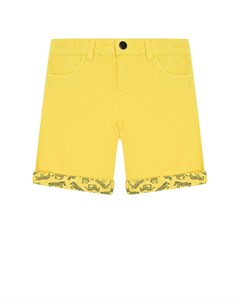 Желтые шорты с отворотами Paul smith