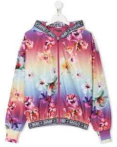 Куртка в стиле колор блок с цветочным принтом Molo kids