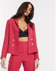 Розовый строгий пиджак Vesper
