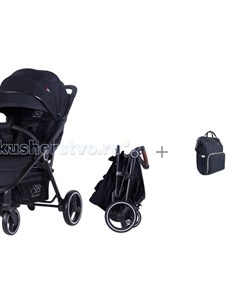 Прогулочная коляска Suburban Compatto с рюкзаком для мамы Yrban MB 104 в синей расцветке Sweet baby