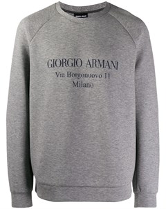 Свитер с логотипом Giorgio armani