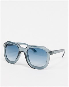 Синие квадратные солнцезащитные очки Aj morgan