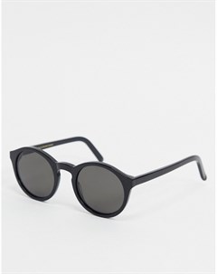 Черные круглые солнцезащитные очки Monokel Barstow Monokel eyewear