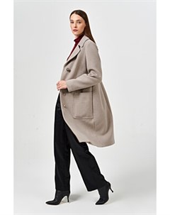 Шерстяное пальто с поясом Electrastyle