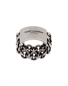 Кольцо с гравированным логотипом Saint laurent
