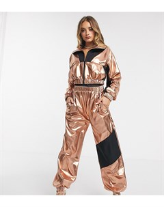 Джоггеры с эффектом металлик от комплекта Asos design