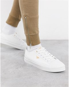 Белые кроссовки из фактурной кожи Creative recreation