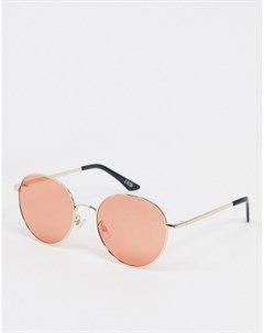 Массивные солнцезащитные очки в круглой оправе Asos design
