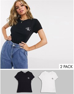Набор из 2 футболок разных цветов Calvin klein jeans