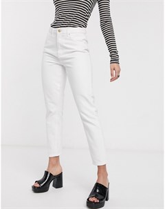 Белые джинсы в винтажном стиле Only