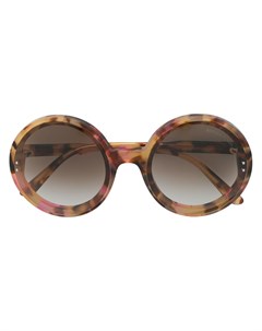 Солнцезащитные очки в круглой оправе Bottega veneta eyewear