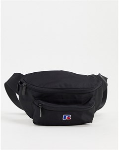 Черная сумка кошелек на пояс Russell athletic