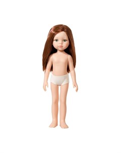 Кукла Кристи без одежды 32 см прямые волосы без челки глаза зеленые Paola reina