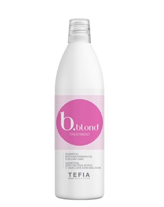 Шампунь для светлых волос с абиссинским маслом Bblond Treatment 1000 мл Tefia