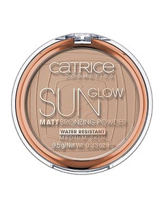 Бронзирующая пудра для лица Sun Glow Matt тон 035 Catrice