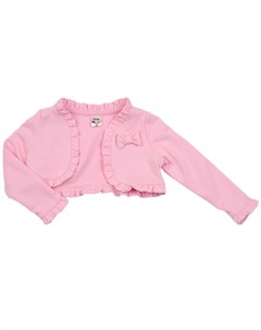 Болеро розовое для малышек с длинным рукавом Mini maxi