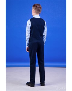 Костюм для мальчиков синего цвета жилет и брюки Style Зиронька
