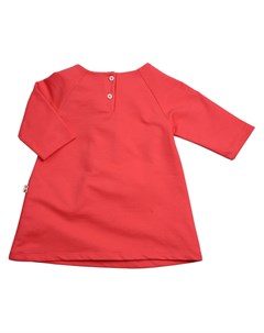 Платье для девочек коралловое с рукавом три четверти Mini maxi