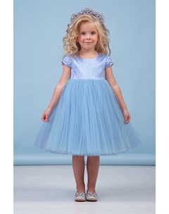 Платье нарядное голубого цвета Василиска Зиронька