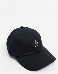 Черная кепка с треугольниками Huf