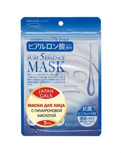 Маска для лица Pure 5 Essential с гиалуроновой кислотой Japan gals
