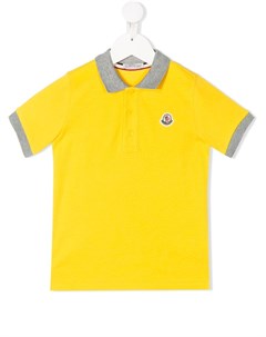 Рубашка поло с логотипом Moncler kids